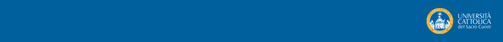 UNIVERSITÀ CATTOLICA - Alla pagina iniziale