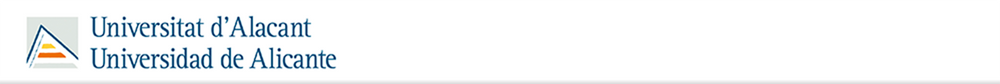 UNIVERSIDAD DE ALICANTE - A la página de inicio